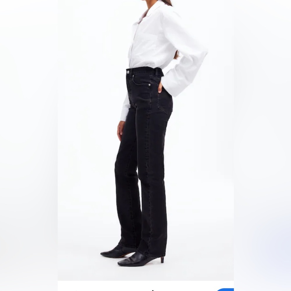 Madewell Black Straight Leg Women's Jeans